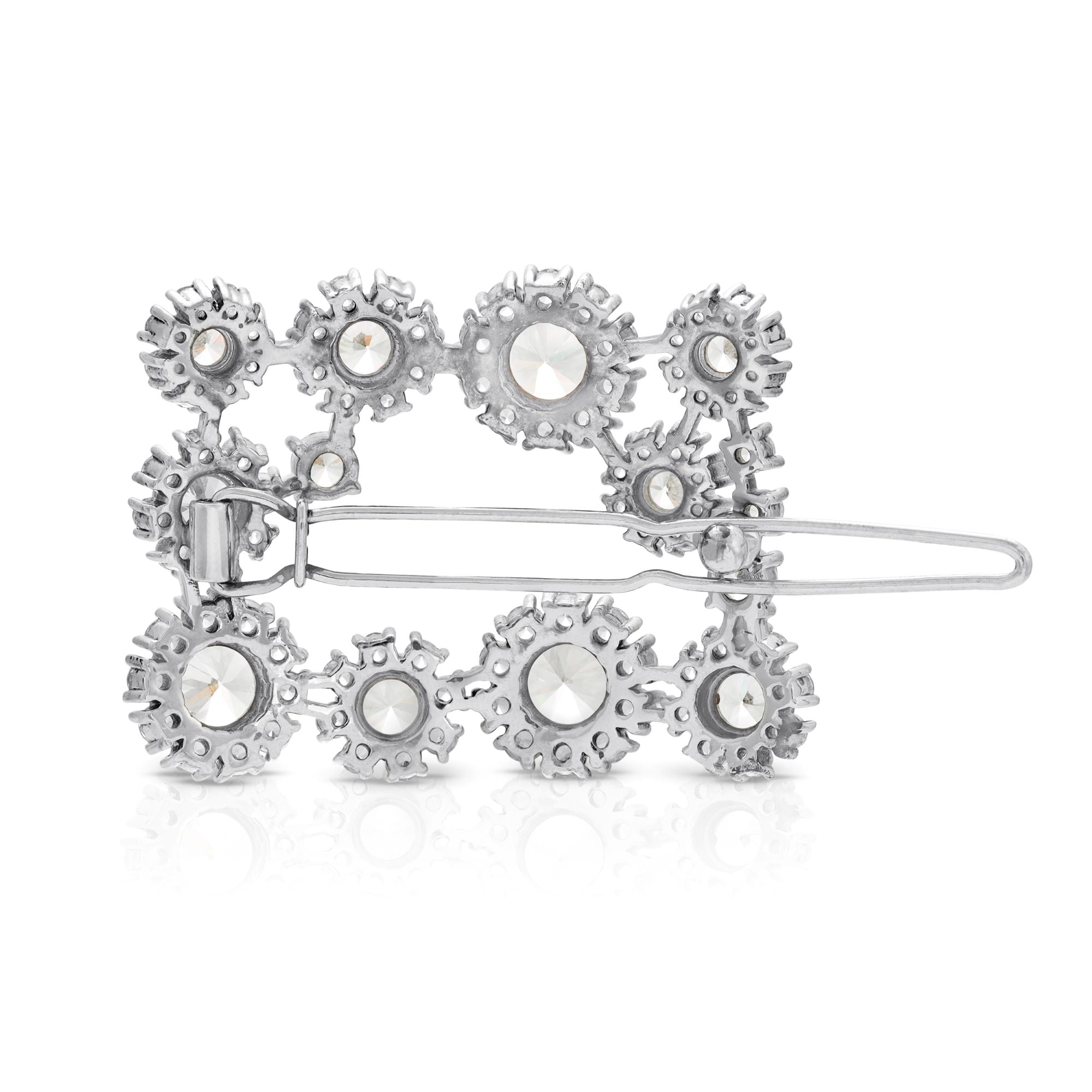 SSA210043-Cubic Zirconia Stone Brass Metal